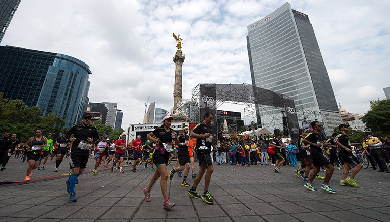 Corredores del Maratón de la Ciudad de México