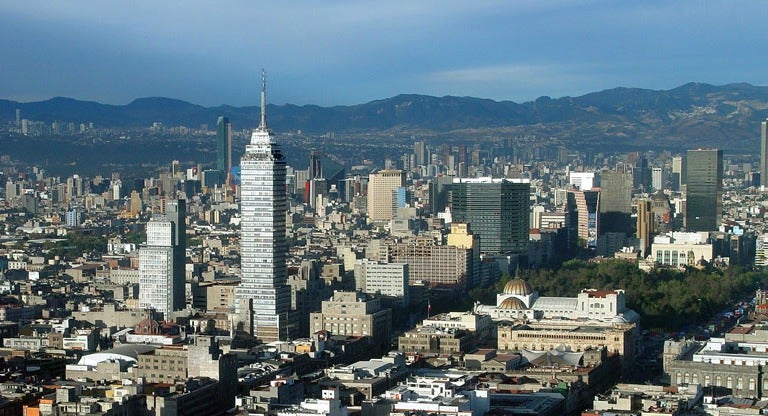 Vista panorámica de la Ciudad de México