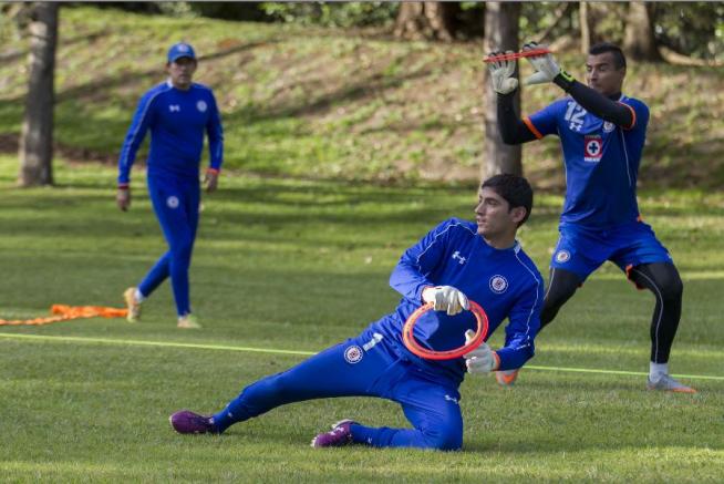 Corona, durante un entrenamiento con La Máquina