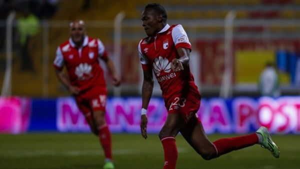 Luis Quiñones con el Independiente de Santa Fe