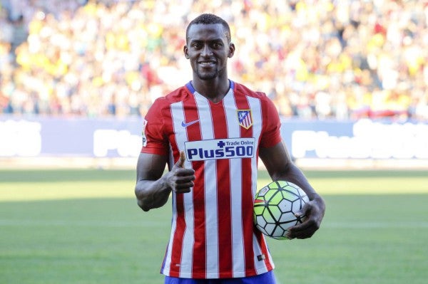 Jackson Martínez, en su presentación con Atlético de Madrid