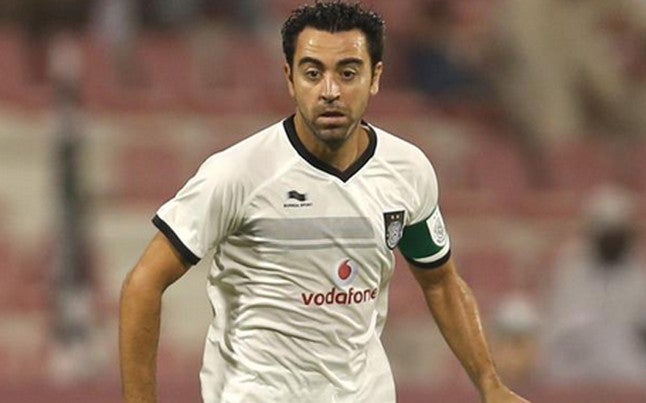 Xavi Hernández, en un juego con el Al Sadd