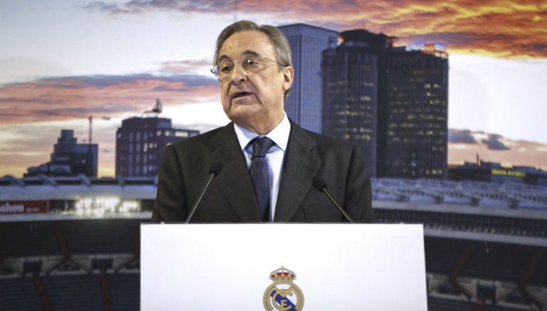 Florentino Pérez, en conferencia de prensa