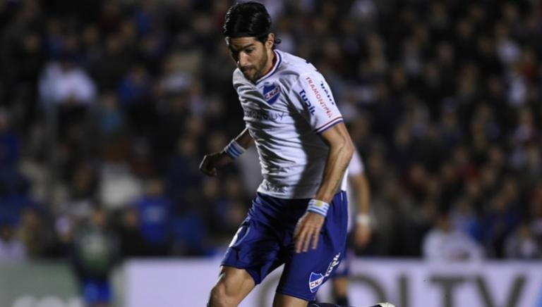 Abreu con el Nacional de Uruguay