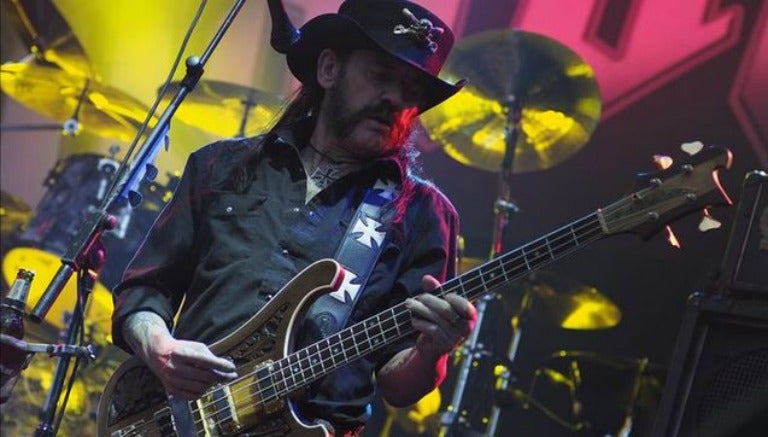 Lemmy Kilmister, en un concierto de Motörhead