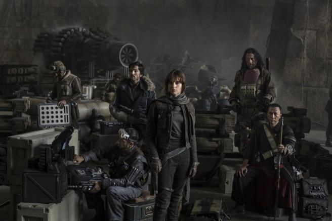 Los protagonistas de Rogue One