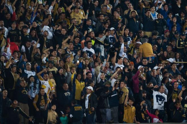 Afición de Pumas, en un encuentro de su equipo