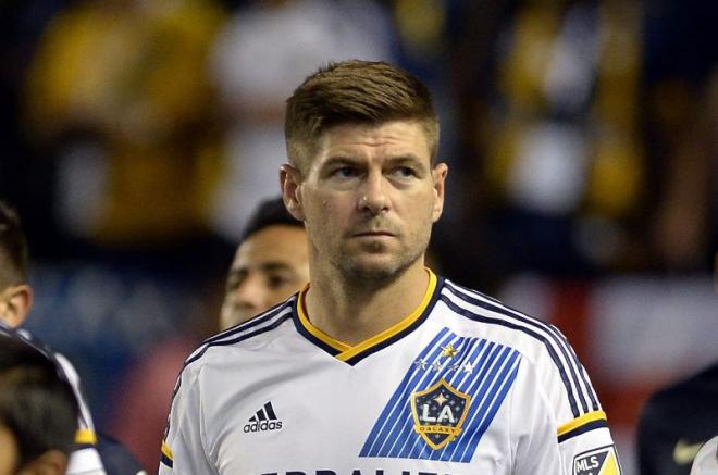 Gerrard, en juego con el Galaxy