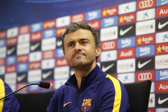 Luis Enrique, en conferencia de prensa