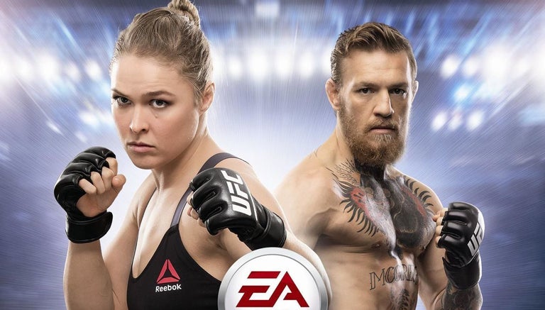 Rousey y McGregor en la portada de UFC 2