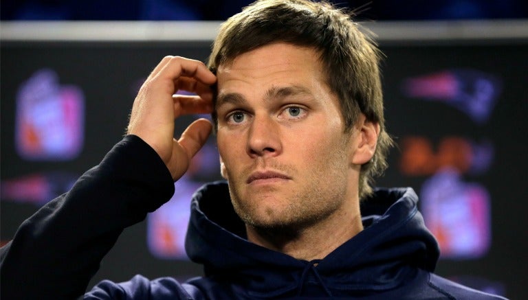 Tom Brady en conferencia de prensa