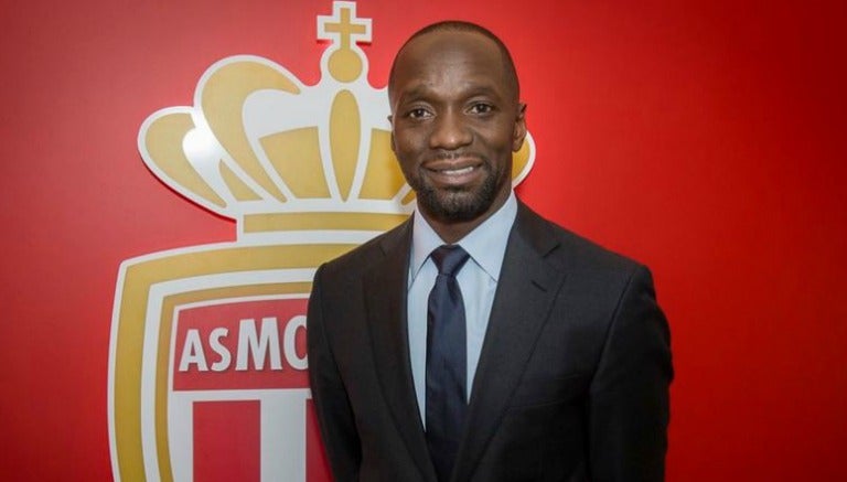 Claude Makelele en su presentación con el Mónaco