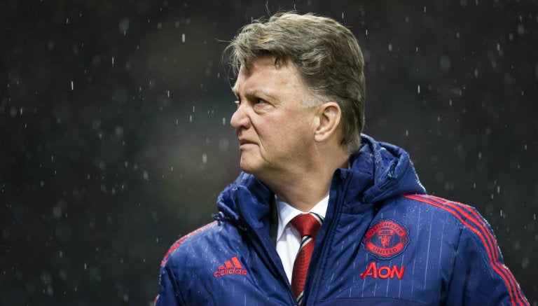 Louis Van Gaal, con el Manchester United