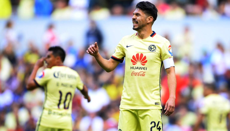 Oribe Peralta, en partido con las Águilas