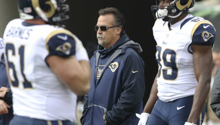 Jeff Fisher con los Carneros