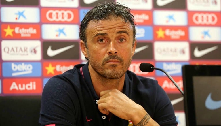 Luis Enrique, en conferencia de prensa