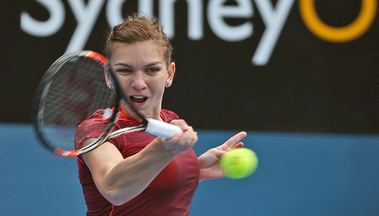 Simona, durante el partido contra Kusnetzova