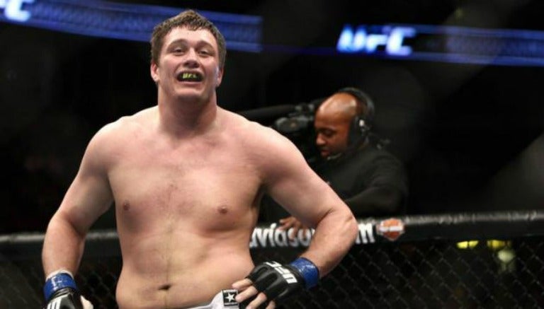 Matt Mitrione antes de una pelea de UFC