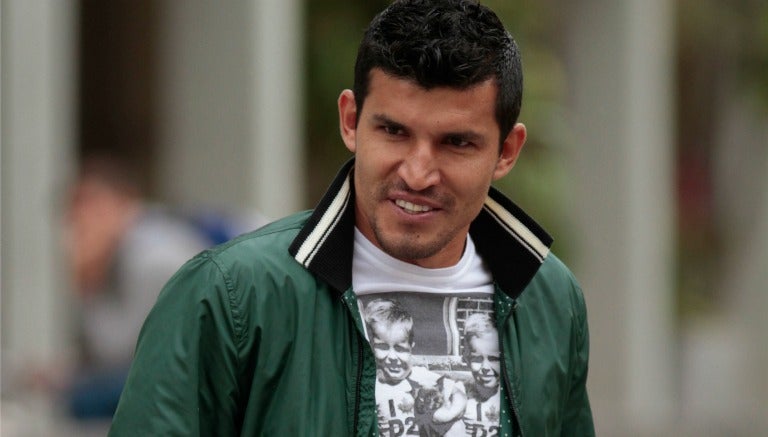 Francisco Rodríguez al final de un entrenamiento de Cruz Azul