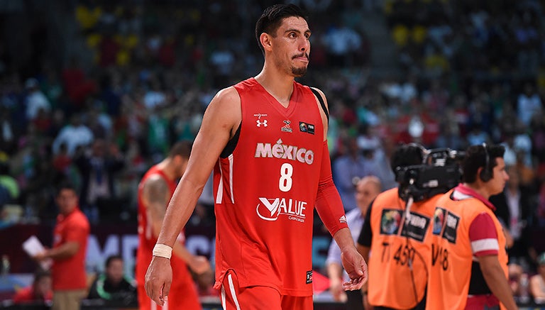 Ayón, durante el Preolímpico de basquetbol