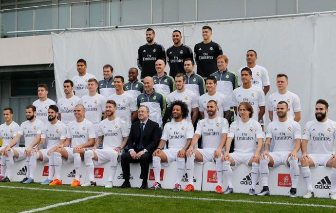 Fotografía oficial del Real Madrid