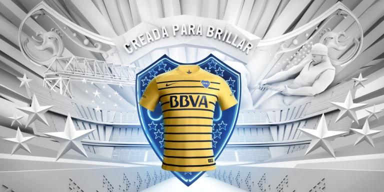 La playera de visita de Boca Juniors