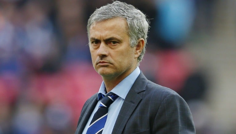 Mourinho, en partido con el Chelsea