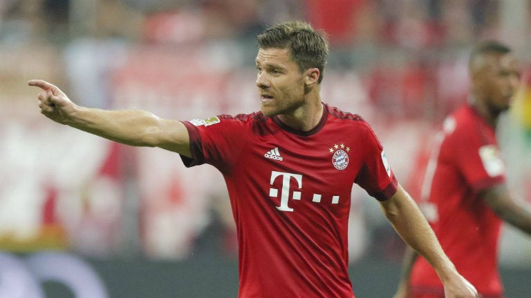 Xabi Alonso, durante juego del Bayern Munich