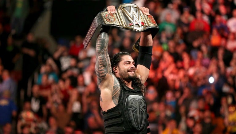 Roman Reigns durante un show de Raw