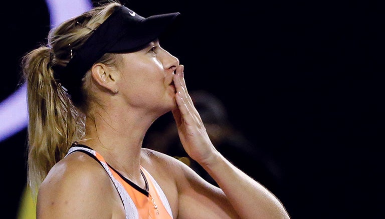 Sharapova, tras vencer a Bencic