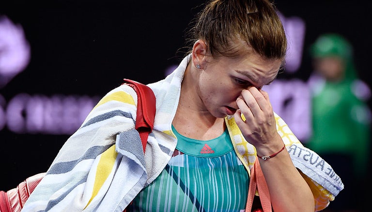 Halep, tras la derrota contra Zhang Shuai en el Abierto de Australia