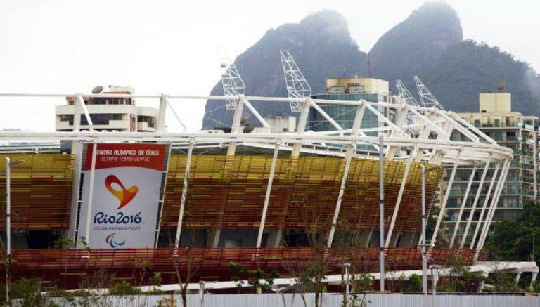 Así luce el Centro Olímpico de Tenis en Río para los JO