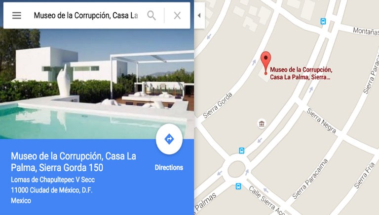 Así lucía la descripción en Google Maps