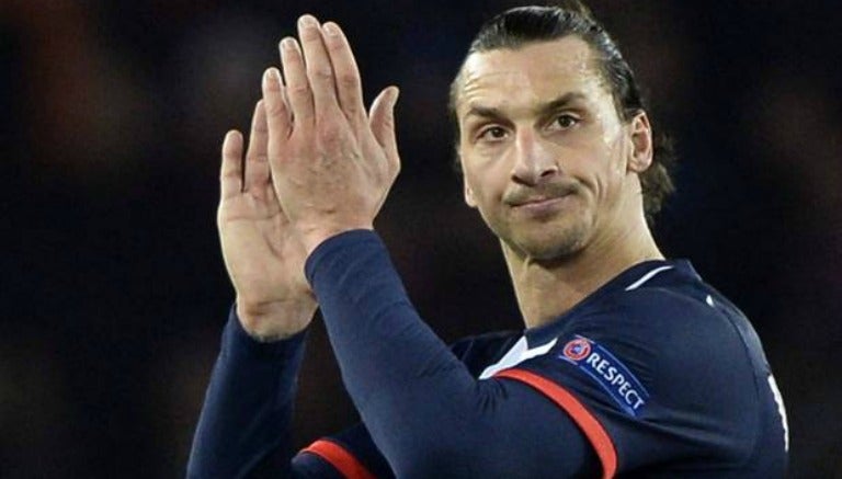 Ibrahimovic, en un partido del PSG