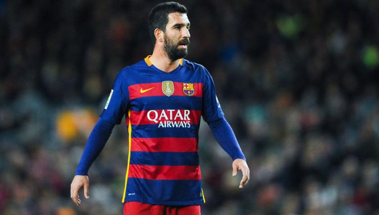 Arda Turan, en un partido del Barcelona