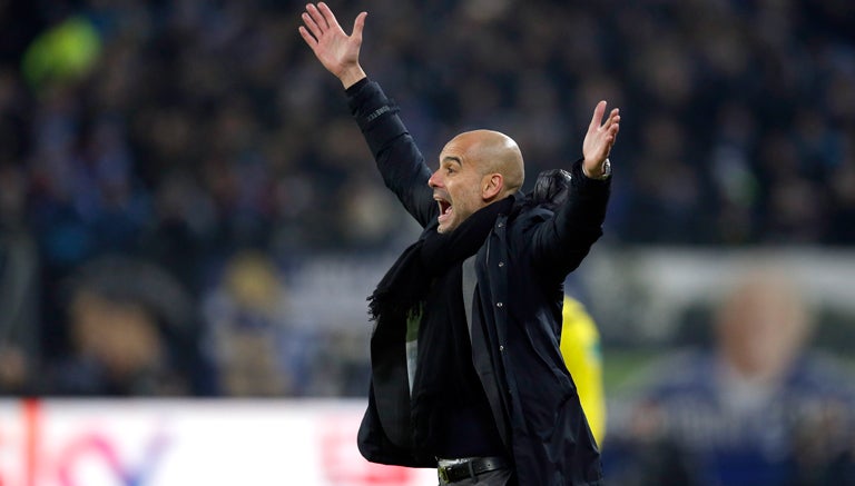 Pep Guardiola, durante un partido con el Bayern Munich