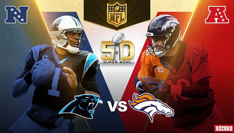 Newton y Manning, por el Super Bowl 50