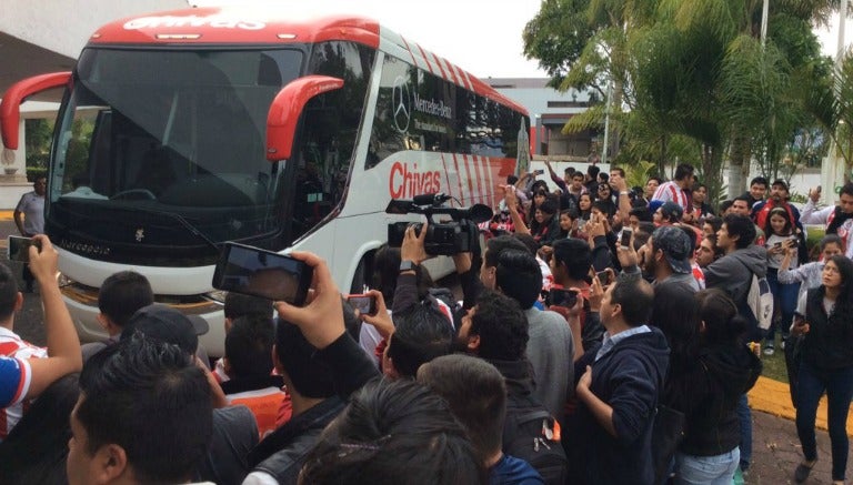 Así el recibimiento de los aficionados para el Rebaño