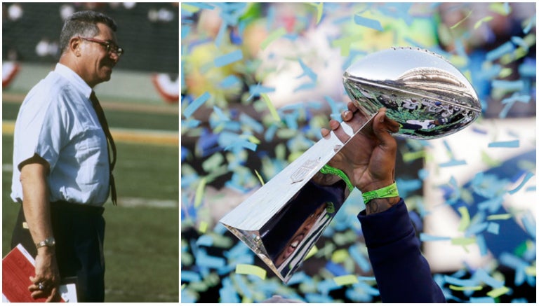 Vince Lombardi y el trofeo al que dio nombre