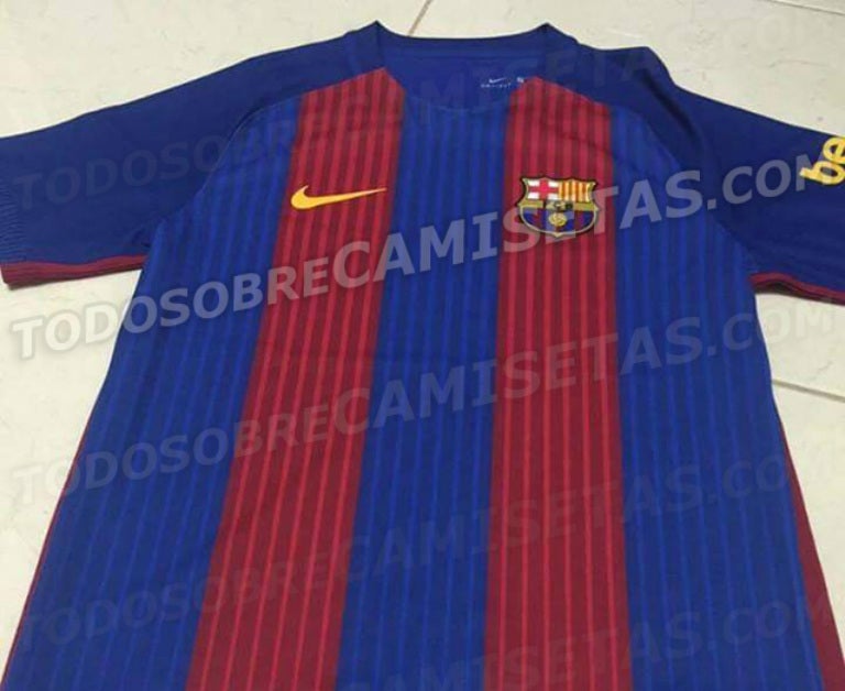 Así luce la que sería la nueva equipación del Barcelona