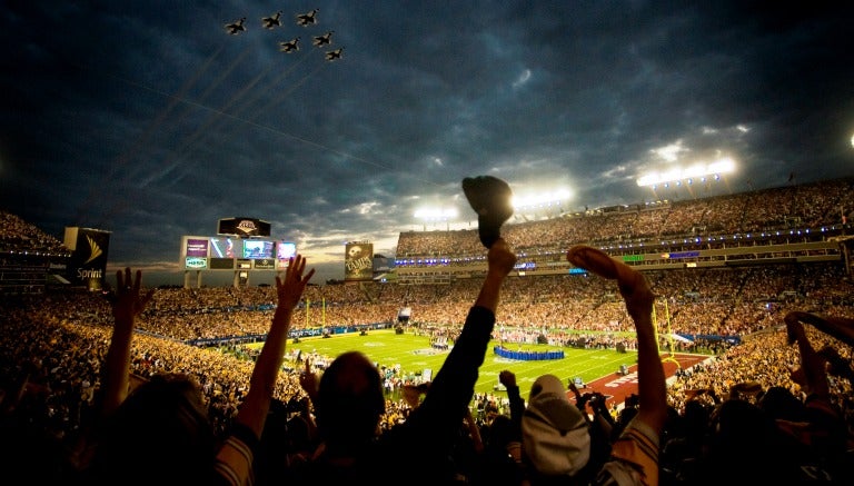 Césped de un estadio de la NFL