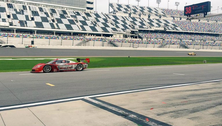 Un bólido durante las 24 horas de Daytona