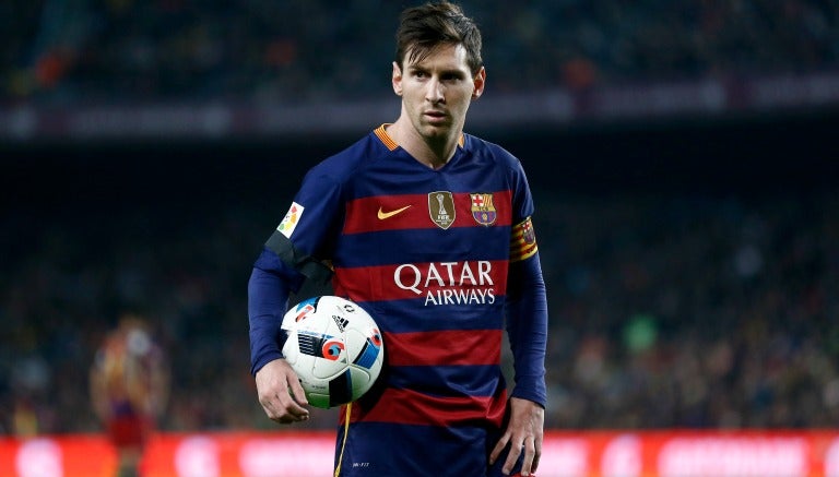 Lionel Messi, durante un partido del Barcelona