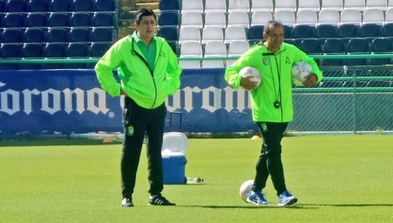 Tena durante su primer entrenamiento con la Fiera