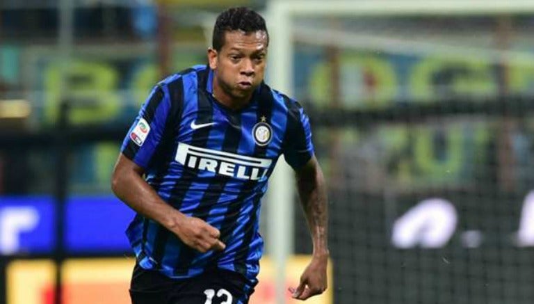 Fredy Guarín en un partido del Inter de Milán