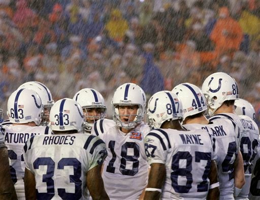 Manning jugando con los Potros de Indianapolis