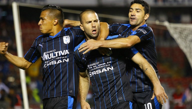 Así fue el festejo de Gallos tras el gol de Villa