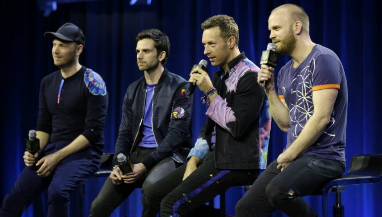 Coldplay, durante entrevista, previo al Super Bowl