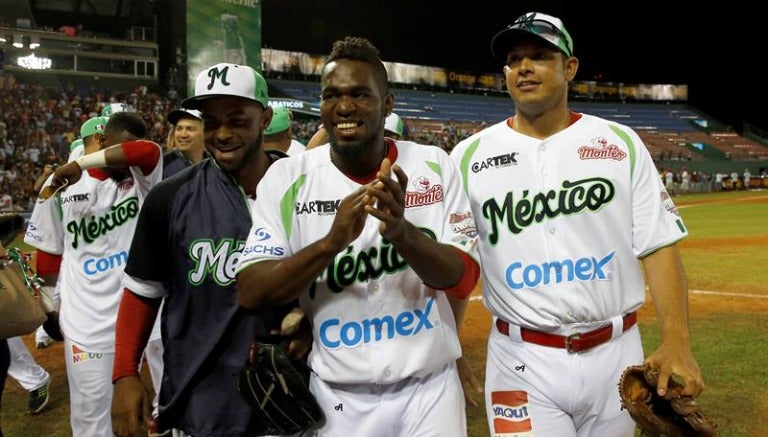 Jugadores de los Venados de Mazatlán tras ganar el partido