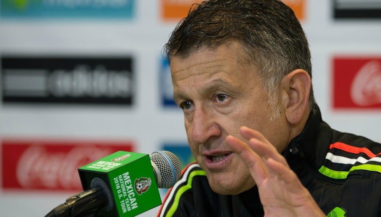 Juan Carlos Osorio en conferencia de prensa en Miami